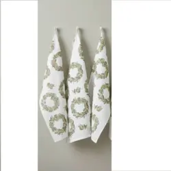 Geschirrtuch-Set 3-teilig Gr&uuml;n