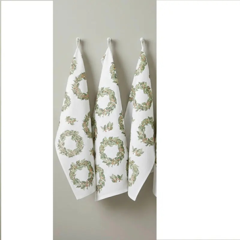 Geschirrtuch-Set 3-teilig Gr&uuml;n