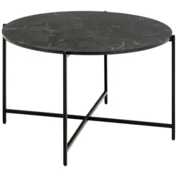 Couchtisch in Metall, Holzwerkstoff 70/70/42 cm