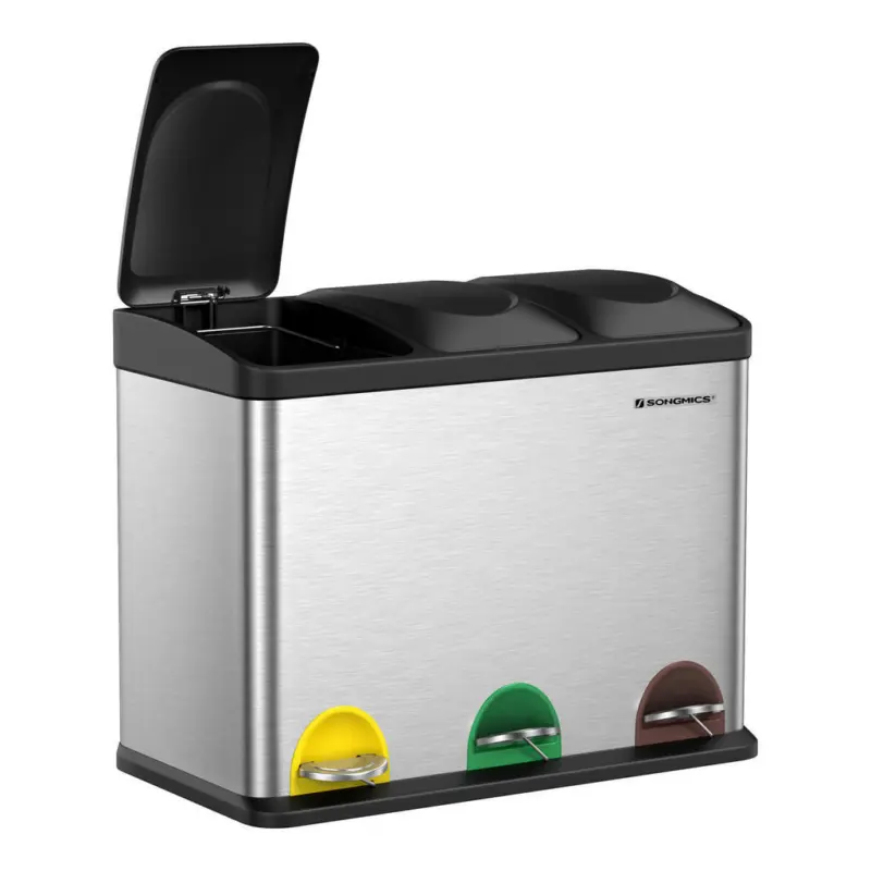 Abfallsammler 45 l Metall, Kunststoff