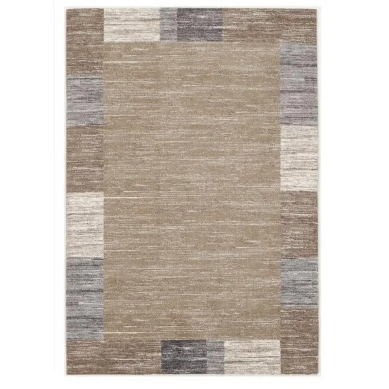 Webteppich 65/130 cm Sofi Star Braun, Beige