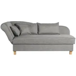 R&eacute;camiere Selma in Flachgewebe Hellgrau