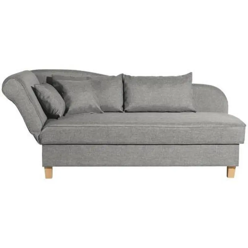 R&eacute;camiere Selma in Flachgewebe Hellgrau