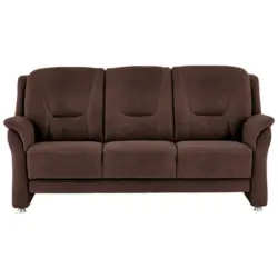 3-Sitzer-Sofa in Mikrofaser Braun