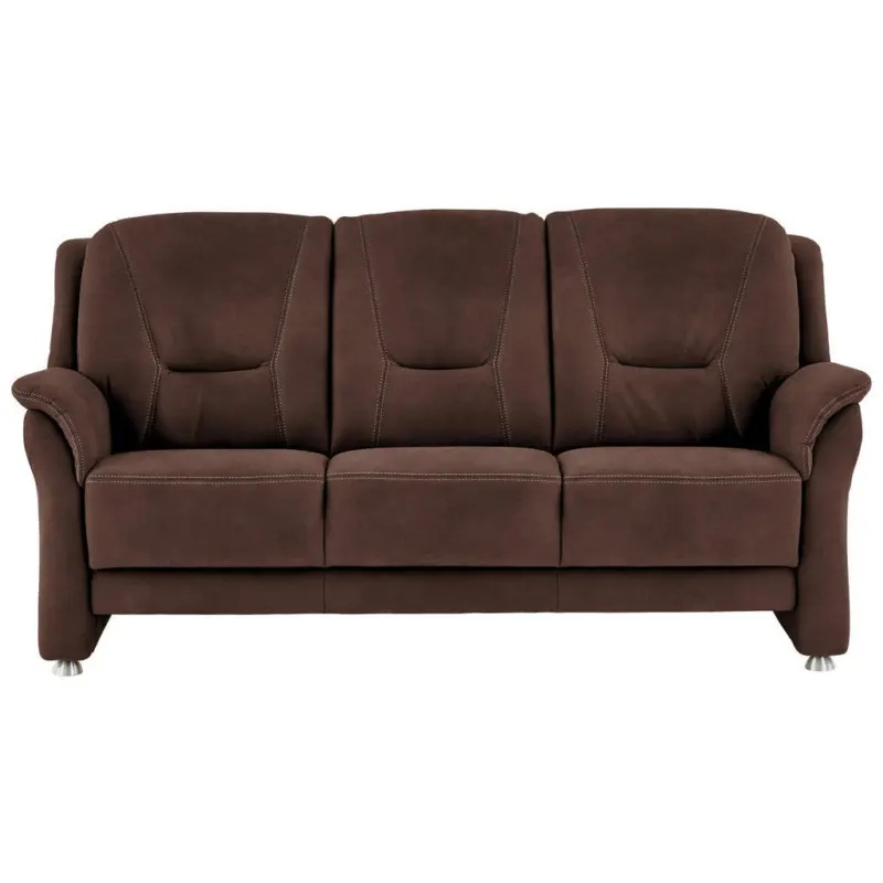 3-Sitzer-Sofa in Mikrofaser Braun
