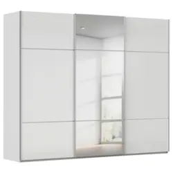 Schwebet&uuml;renschrank in Grau, Wei&szlig;