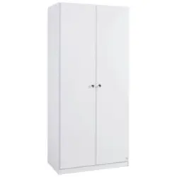 Dreht&uuml;renschrank in Wei&szlig;