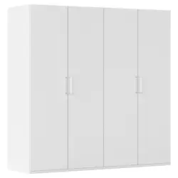 Dreht&uuml;renschrank in Wei&szlig;