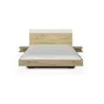 XXXLutz Lauterach - Ihr M&ouml;belhaus bei Bregenz Bettanlage 180/200 cm in Champagner, Dunkelgrau, Eiche Artisan