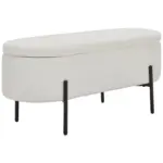 XXXLutz Lauterach - Ihr M&ouml;belhaus bei Bregenz Truhenbank in Metall, Textil 95/43/36 cm