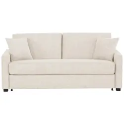 Schlafsofa Sola in Webstoff Creme