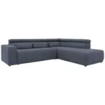 XXXLutz Lauterach - Ihr M&ouml;belhaus bei Bregenz Ecksofa in Mikrofaser Dunkelgrau 275/228 cm