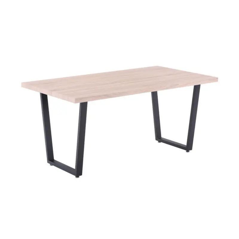 Esstisch in Metall, Holzwerkstoff 160/90/75 cm