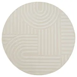 Outdoorteppich 120 cm Berlin Creme