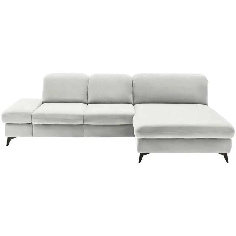 Ecksofa in Chenille Ecru 288/198 cm
