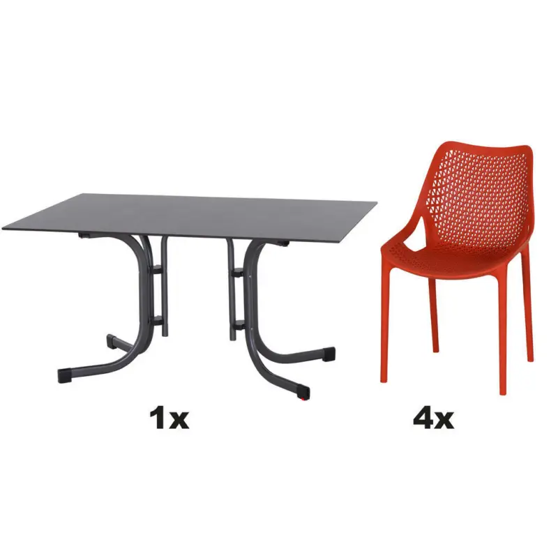 Gartengarnitur 5-teilig