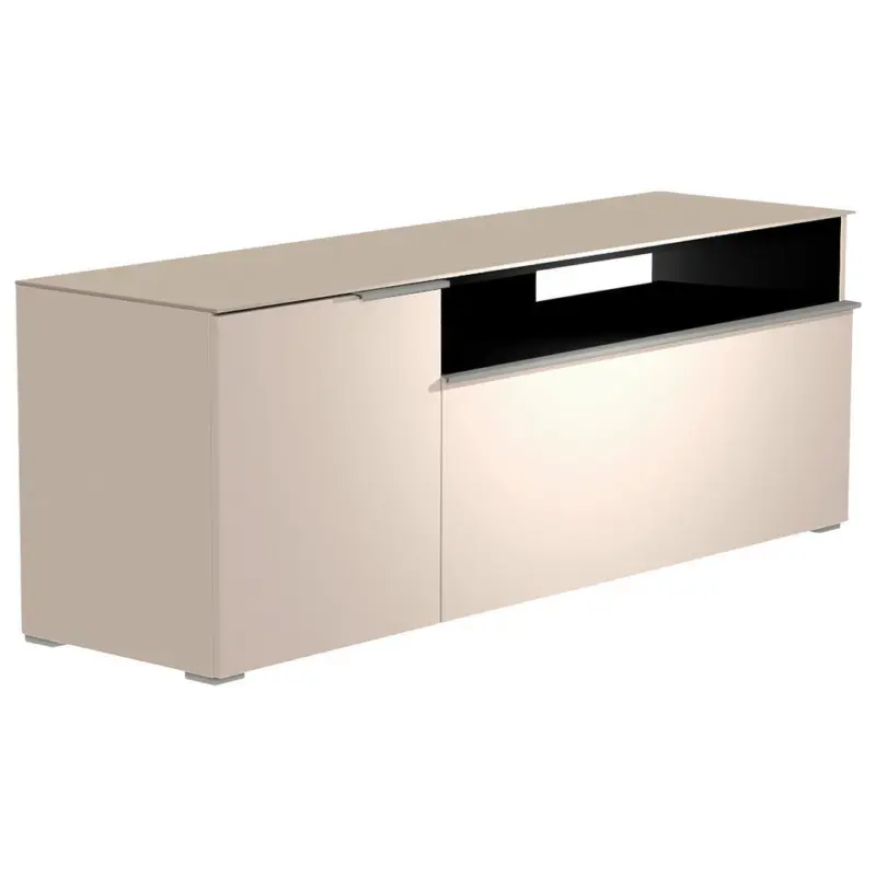 Lowboard Alufarben, Sandfarben 160/58/45 cm