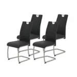 XXXLutz Lauterach - Ihr M&ouml;belhaus bei Bregenz Schwingstuhl-Set 4 St&uuml;ck mit Griff Mikrofaser