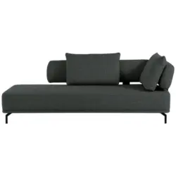 R&eacute;camiere Palio in Flachgewebe Dunkelgrau