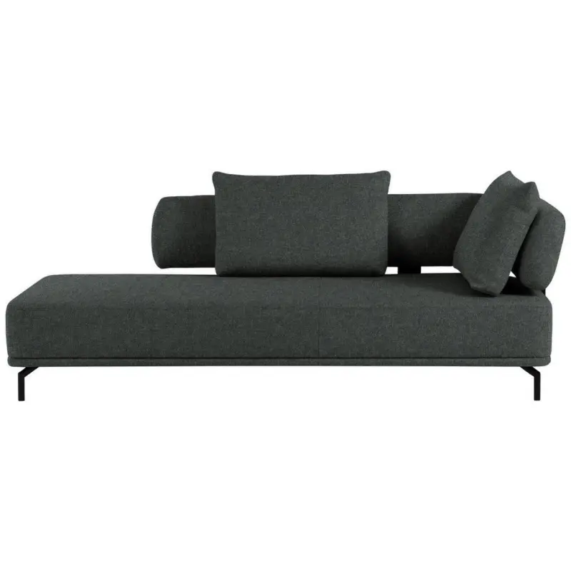 R&eacute;camiere Palio in Flachgewebe Dunkelgrau