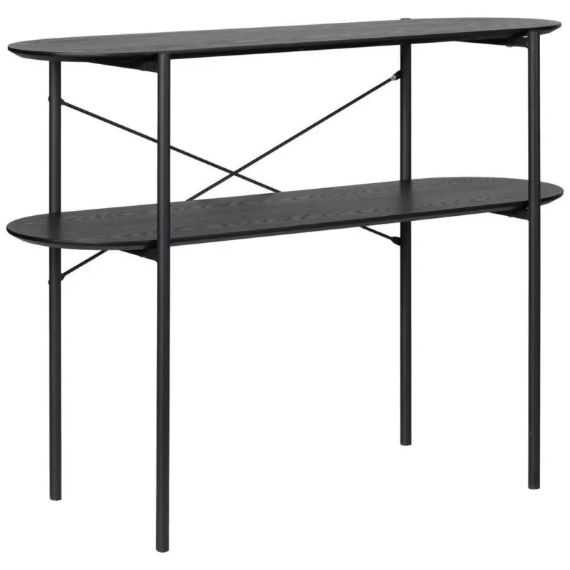 Konsolentisch in Holz, Metall, Holzwerkstoff 99,5/75,5/35,5 cm