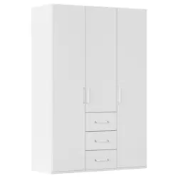 Dreht&uuml;renschrank in Wei&szlig;