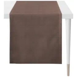 Tischl&auml;ufer Kunststoff Mokka 42/150 cm