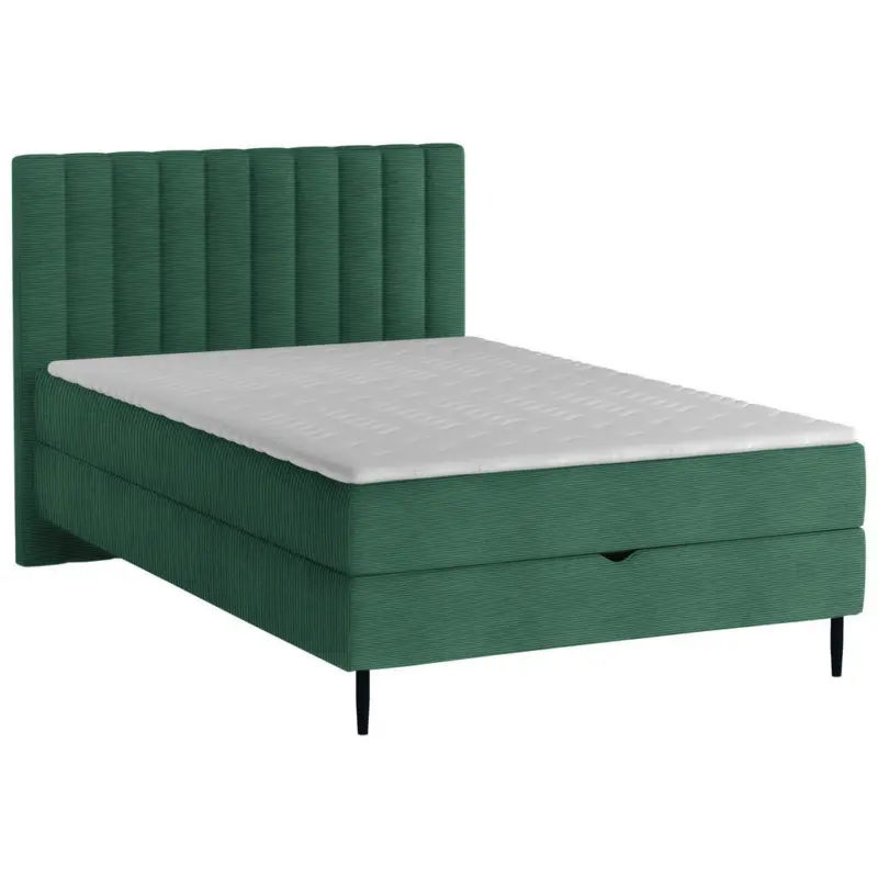 Boxbett 120/200 cm in Gr&uuml;n