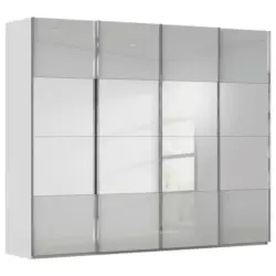 Schwebet&uuml;renschrank in Seidengrau