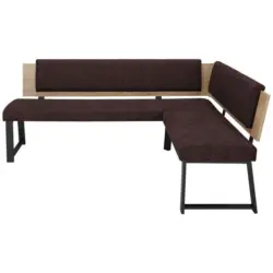 Eckbank 190/160 cm in Braun