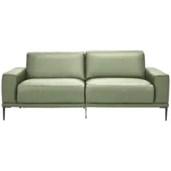 2,5-Sitzer in Echtleder Gr&uuml;n