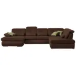 XXXLutz Lauterach - Ihr M&ouml;belhaus bei Bregenz Wohnlandschaft in Mikrofaser Braun