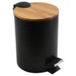 XXXLutz Lauterach - Ihr M&ouml;belhaus bei Bregenz Treteimer Adonis 5L Matt-Black 5 l Holz, Metall