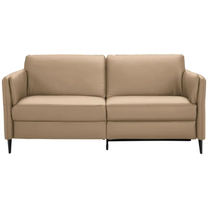 3-Sitzer-Sofa Latina in Echtleder Hellbraun