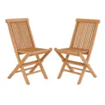 XXXLutz Lauterach - Ihr M&ouml;belhaus bei Bregenz Gartenklappstuhl-Set in Holz Teakfarben