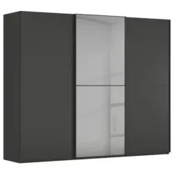 Schwebet&uuml;renschrank in Graphitfarben