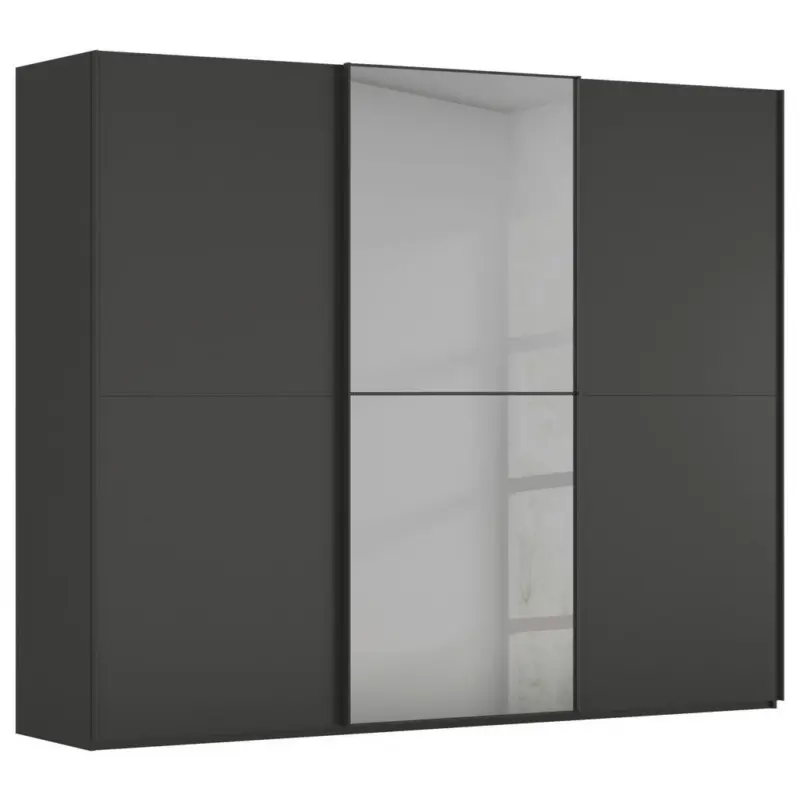 Schwebet&uuml;renschrank in Graphitfarben