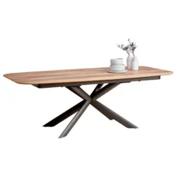 Esstisch in Holz, Metall 190/110/76 cm