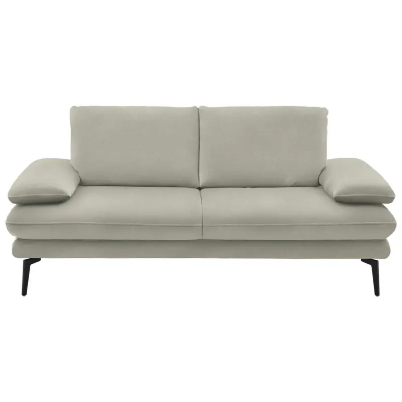 2,5-Sitzer Dieter Knoll in Velours Ecru