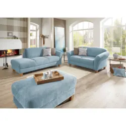 R&eacute;camiere in Flachgewebe Hellblau