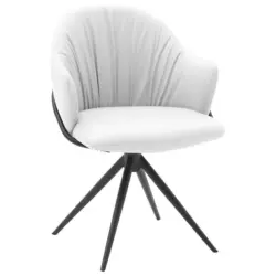 Armlehnstuhl Lederauswahl, Sitzfl&auml;che 360&deg; drehbar Echtleder