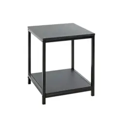 Beistelltisch in Metall, Holzwerkstoff 40/40/50 cm