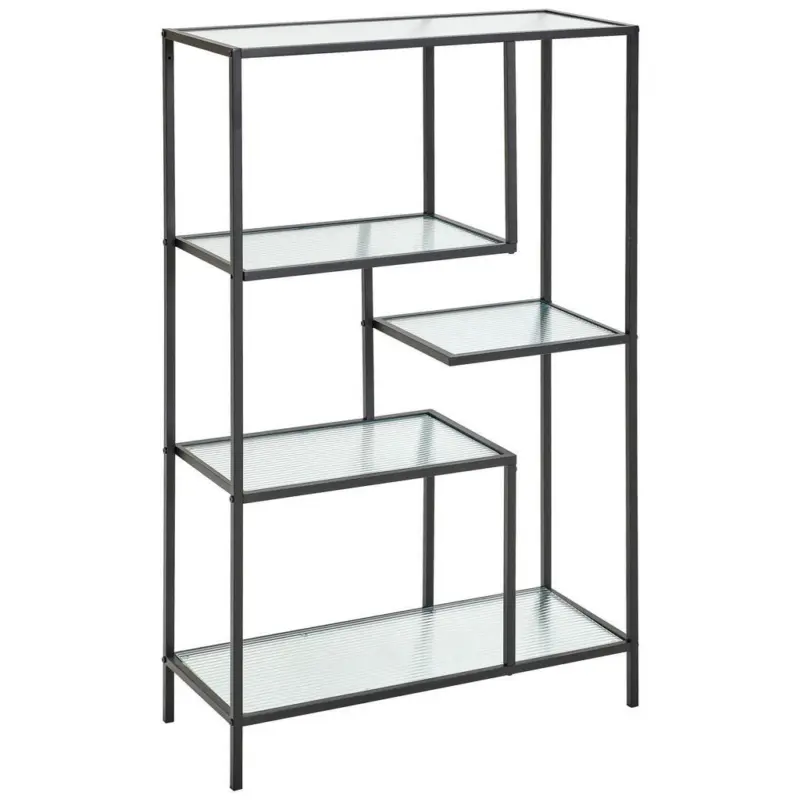 Regal 76/121/32 cm Schwarz