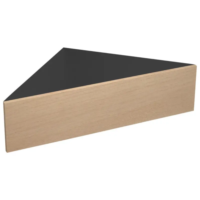 Nachtk&auml;stchen 60/15/42,4 cm in Schwarz, Honigeiche