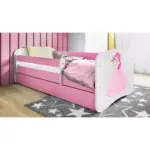XXXLutz Lauterach - Ihr M&ouml;belhaus bei Bregenz Kinder-/Juniorbett 80/160 cm in Wei&szlig;, Pink