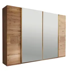 Schwebet&uuml;renschrank in Eichefarben