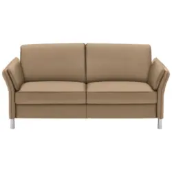 2,5-Sitzer Latina in Echtleder Hellbraun