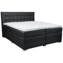 Boxspringbett 180/200 cm in Anthrazit