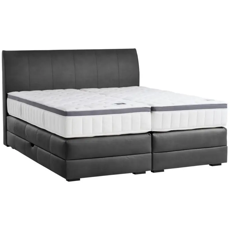 Boxspringbett 160/200 cm in Anthrazit