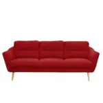 XXXLutz Lauterach - Ihr M&ouml;belhaus bei Bregenz 3-Sitzer-Sofa Tromso in Webstoff Rot Skandinavisch, Modern, Landhaus
